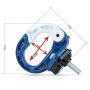 Metal hooks Xiaomi Mi Electric Scooter M365 - blue