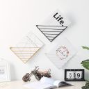 Metal stand for documents - black