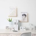 Metal stand for documents- gold