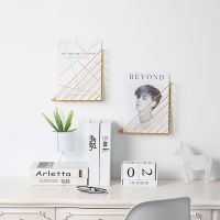 Metal stand for documents- gold