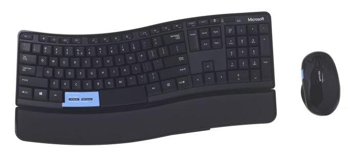 Microsoft Sculpt Comfort Desktop keyboard RF Wireless QWERTY Black