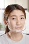 Mini beard visor - transparent face shield 
