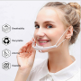 Mini beard visor - transparent face shield 