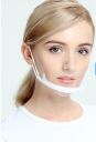 Mini beard visor - transparent face shield 