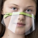 Mini nose and mouth helmet - green