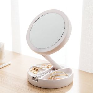 Mirror double-sided LED cosmetic 