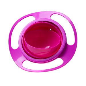 Miska niekapek, niewysypka GYRO BOWL - różowa