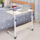 Mobile laptop table / Mobile coffee table - white