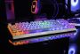 Modecom Volcano Lanparty Pudding Edition RGB (Outemu Brown) Mechanical Keyboard, White