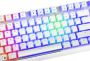 Modecom Volcano Lanparty Pudding Edition RGB (Outemu Brown) Mechanical Keyboard, White