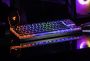 Modecom Volcano Lanparty Pudding RGB Mechanical Keyboard (Outemu Blue), Black