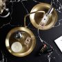 Movable two-level plate / shelf - gold