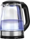 MPM MCZ-78 electric kettle 1.7 L 2200 W Black, Stainless steel