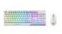 MSI Vigor GK30 Combo USB QWERTY Keyboard + Mouse GM11 White