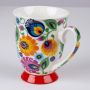 Mug FOLKSTAR Helenka Lowicka white