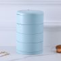 Multi-level jewelery box - blue