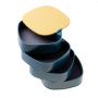 Multi-level jewelry box - blue