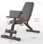 Multifunctional adjustable training bench