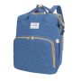 Multifunctional backpack / bag for mum with a sleeping function - blue