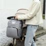 Multifunctional backpack / bag for mum with sleeping function - black