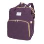 Multifunctional backpack / bag for mum with sleeping function - purple