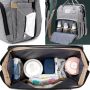 Multifunctional backpack / bag for mum with sleeping function - purple