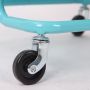 Multifunctional cabinet on wheels with three capacious shelves - grey