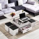 Multifunctional coffee table 100 x 50 cm - sonoma oak