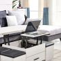 Multifunctional coffee table 120 x 60 cm - oak sonoma
