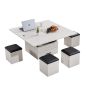 Multifunctional coffee table 120 x 60 cm - oak sonoma