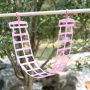 Multifunctional hanger for drying pillows - pink