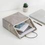 Multifunctional hanging shelf / organizer - grey