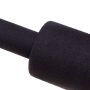 Multifunctional inclined bench for exercising the abdominal muscles - black