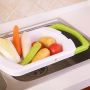 Multifunctional kitchen sink cutting board - blue 