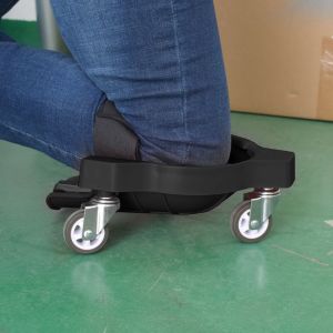 Multifunctional knee pads on wheels - black
