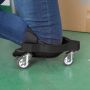 Multifunctional knee pads on wheels - black