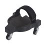 Multifunctional knee pads on wheels - black