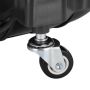 Multifunctional knee pads on wheels - black