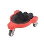 Multifunctional knee pads on wheels - red