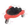 Multifunctional knee pads on wheels - red