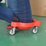 Multifunctional knee pads on wheels - red