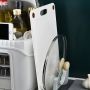 Multifunctional rack for storing spices and kitchen accessories