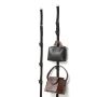 Multifunctional rope with hooks - black