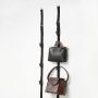 Multifunctional rope with hooks - black