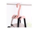 Multifunctional rotary wardrobe organizer - pink