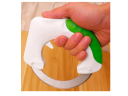 Multifunctional round knife for pizza, meat and vegetables