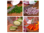 Multifunctional round knife for pizza, meat and vegetables
