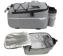 Multifunctional thermal bag for the trunk / Insulated bicycle pannier for the trunk - gray