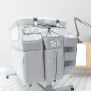 Multifunctional toolbox, crib organizer - grey