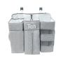 Multifunctional toolbox, crib organizer - grey